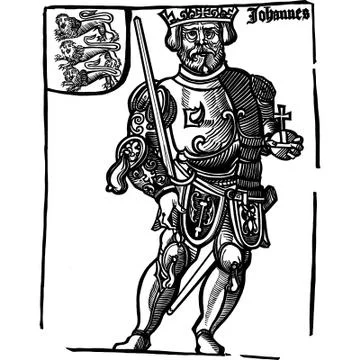 John - King of England Stock Illustration