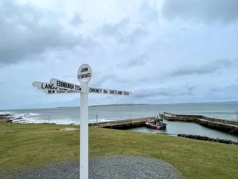 John o groats Stock Photos