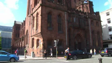 John Rylands Library Stock Footage 8950736