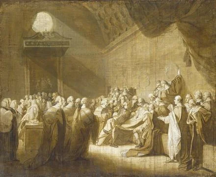 John Singleton Copley, The Death of the Earl of Chatham, 1779 The Death of... Stock Photos