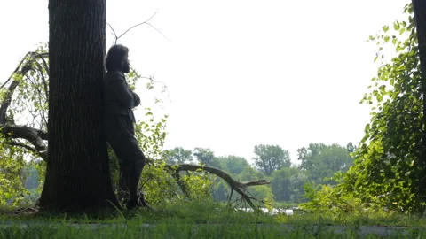 John Smith - 17th century New World Virginia Colony Jamestown portrayal Stock Footage 196301725