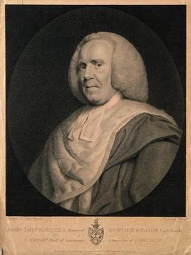 John Smith. Stipple engraving by Facius, 1797, after Sir J. Reynolds. Stock Illustration