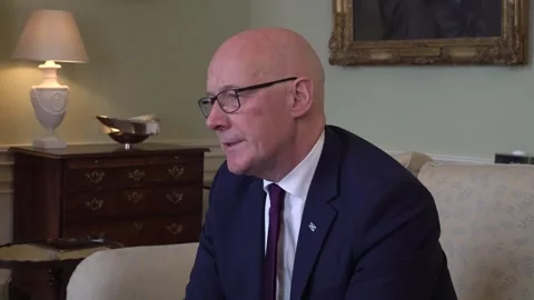 John Swinney vows to bring ‘radical change’ to Scotland’s public services Video stock 344072943
