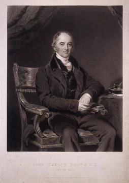 John Taylor, mining engineer and geologist. Mezzotint by Charles Turner, 18.. 库存插图