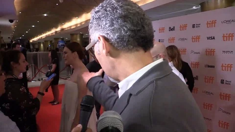 John Turturro is interviewed at 43rd Toronto International Film Festival - 2018 Stock Footage 100167628