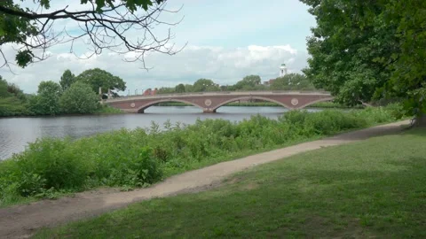 John W Weeks Bridge North Stock Footage 134839259