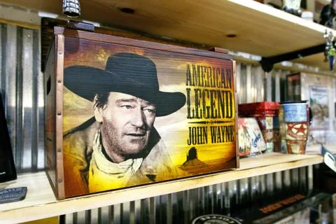 John Wayne merchandise Stock Photos