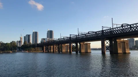John Whitton Bridge Stock Footage 128784614