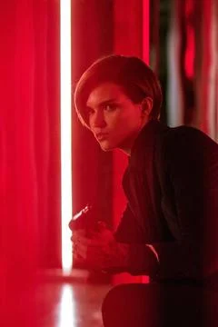  John Wick: Chapter 2 (2017) - filmstill John Wick: Chapter 2 (2017) Ruby ... Stock Photos