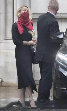 Johnny Depp v The Sun libel trial, The Royal Courts of Justice, London, UK - 08  Stock Photos