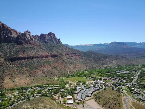 Johnson Mountain, Eagle Crags West - Springdale, Utah Stock-Fotos