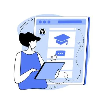 Join class isolated cartoon vector illustrations. Stock Illustration