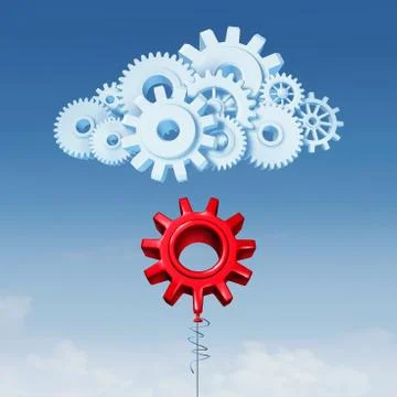 Join Cloud Computing Stock Illustration