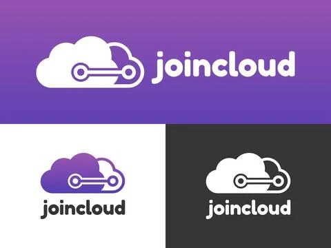Join Cloud Logo Design イラスト素材