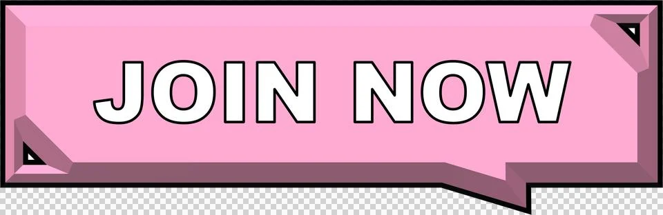Join Now Button Bevel 3D Embossed Button Icon Light Pink Stock Illustration