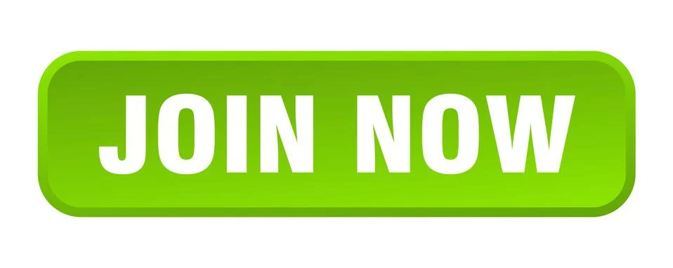 Join now button. join now square 3d push button Illustrazione stock