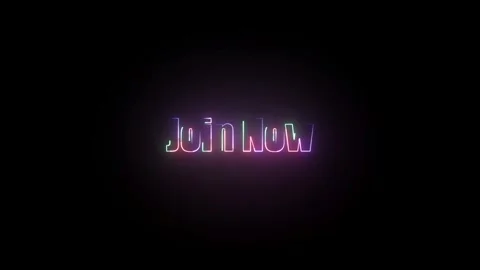 Join Now Call to Action Text Animation Stock Footage 324802415