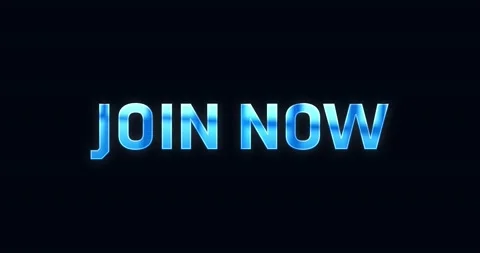 Join Now. Electric lightning word. Text Animation Stock Footage 138956849