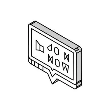 Join now registration isometric icon vector illustration Stock Illustration