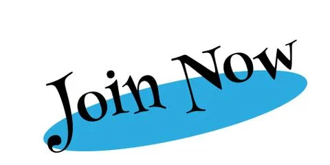 Join Now rubber stamp Stock Illustration