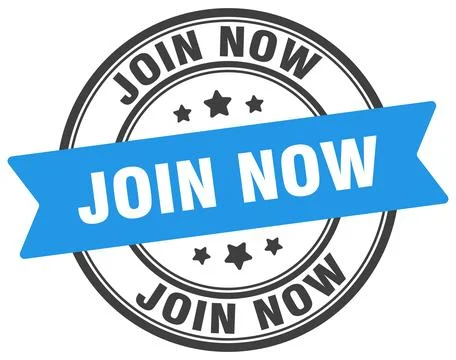 Join now stamp. join now label on transparent background. round sign Stock Illustration