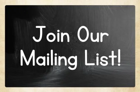 Join our mailing list 스톡 일러스트