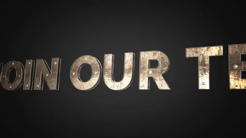Join our team-Industrial Text Stock Footage 122574745