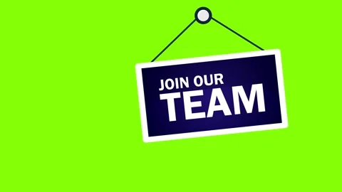 Join our Team Pendulu Animation Stockbeeldmateriaal 297244983
