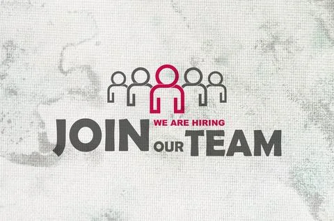 Join our team sign Stock Photos