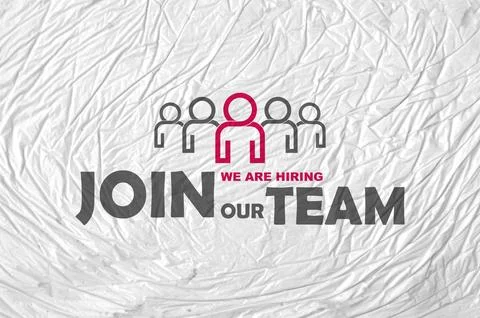 Join our team sign Stock Photos