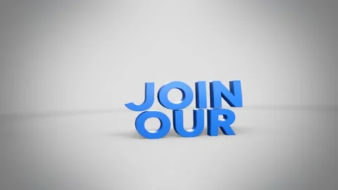 Join our team - text pop three lines video animation Видео 218370458