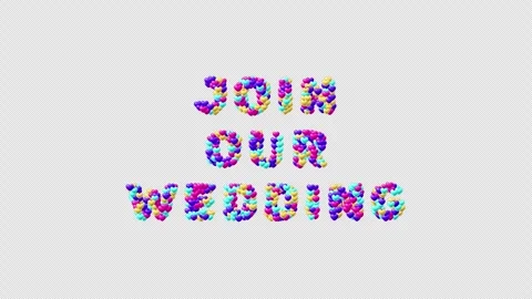 Join Our Wedding Custom Digital Invitations for Your Special Day Stock Footage 256364423