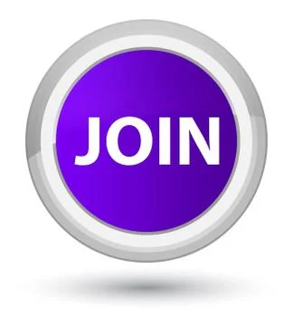 Join prime purple round button Stock Illustration