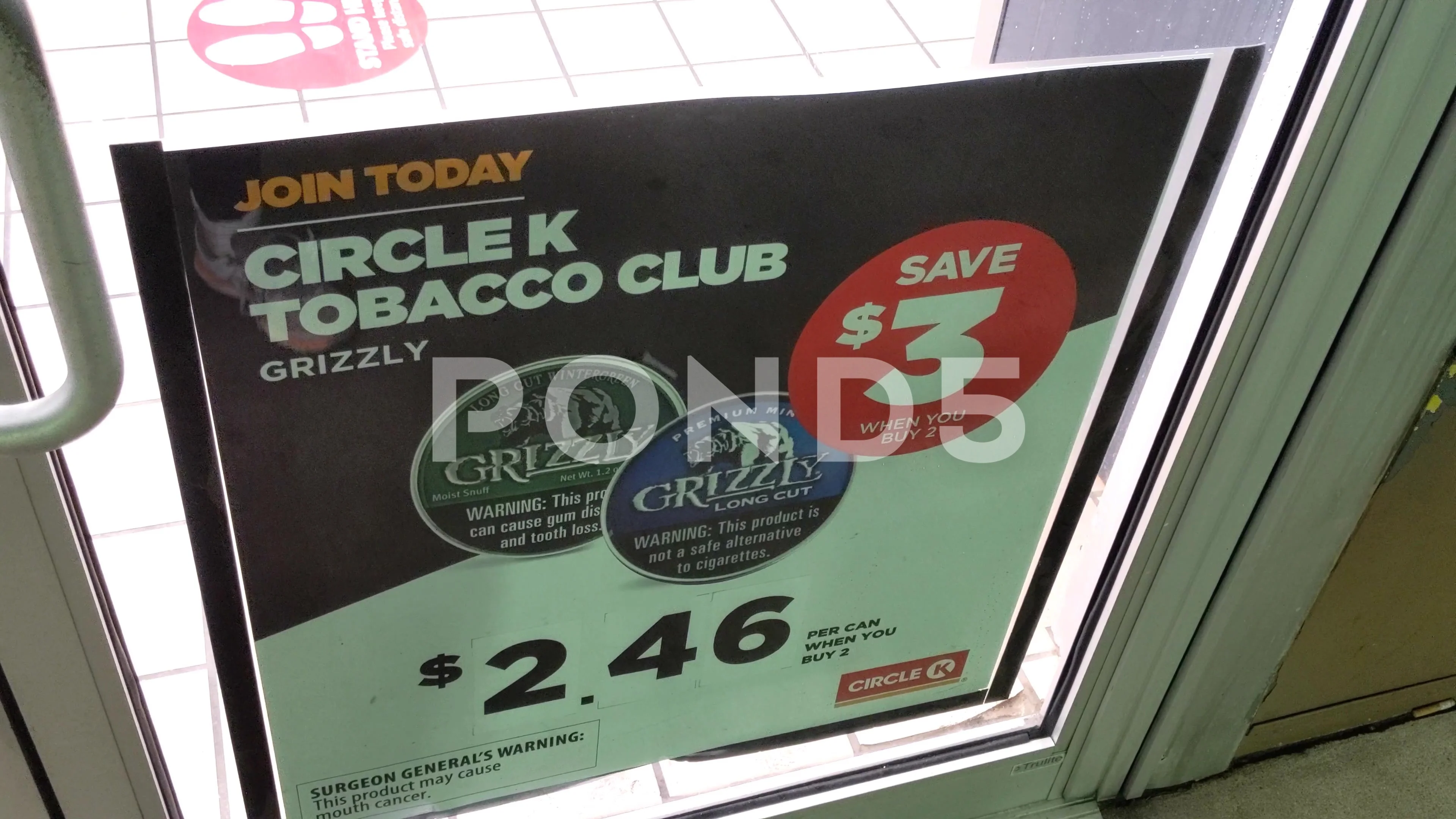 Join Today Circle K Tobacco Club Signage Gas Station