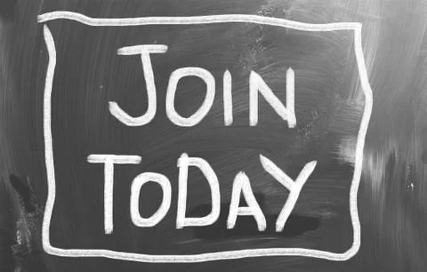 Join today concept Stock Illustration