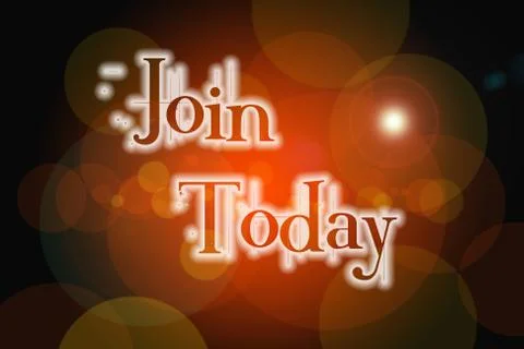 Join today concept Stock Illustration