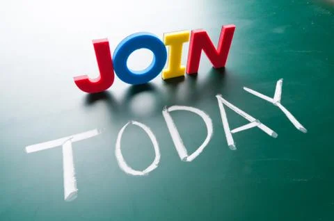 Join today concept 스톡 사진