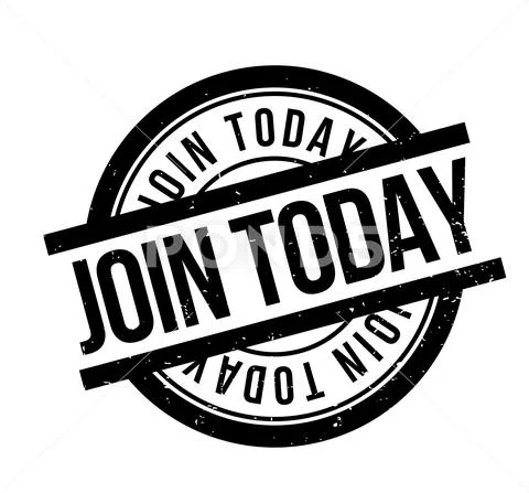 Join Today rubber stamp Stock Illustration