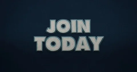 Join today. Stop motion animation with textile look Stock Footage 90672980