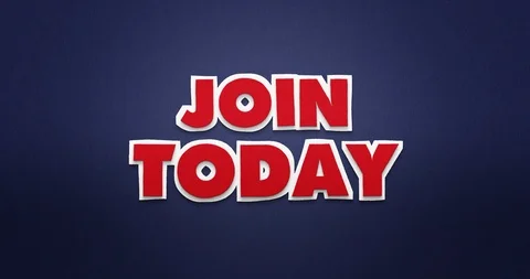 Join today. Stop motion animation with paper cut look Stock Footage 90684014