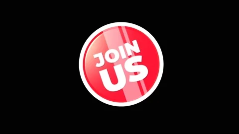 Join Us button animation Stock Footage 195707814