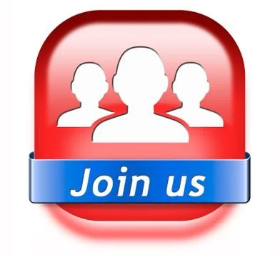 Join us button Stock Illustration