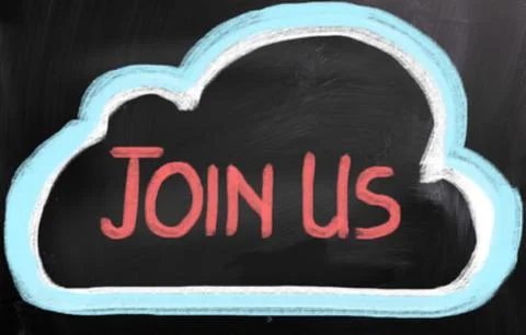 Join Us Concept Illustrazione stock