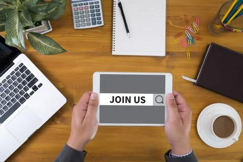 Join us concept Stock Photos