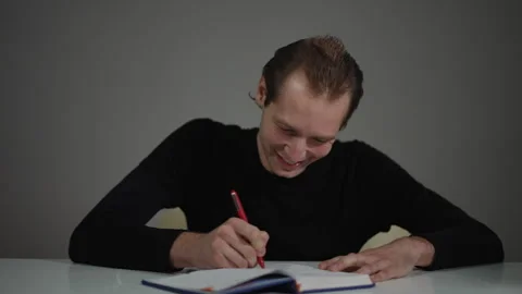 Join us for an engaging Creative Writing Session focused on Expressive Emotions 스톡 동영상 316062345