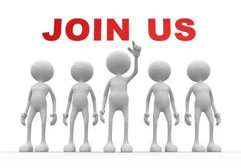 Join us Stock Illustration