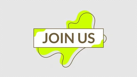 Join Us text 動画素材 335545010