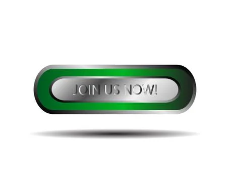 Join us vector button Stock Illustration