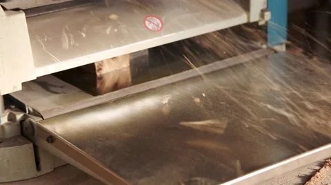 Joiner working on the planer Stock Footage 58936756