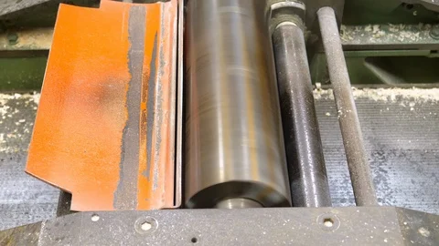 Joinery, sander machine, 4K UHD Stock Footage 89658309